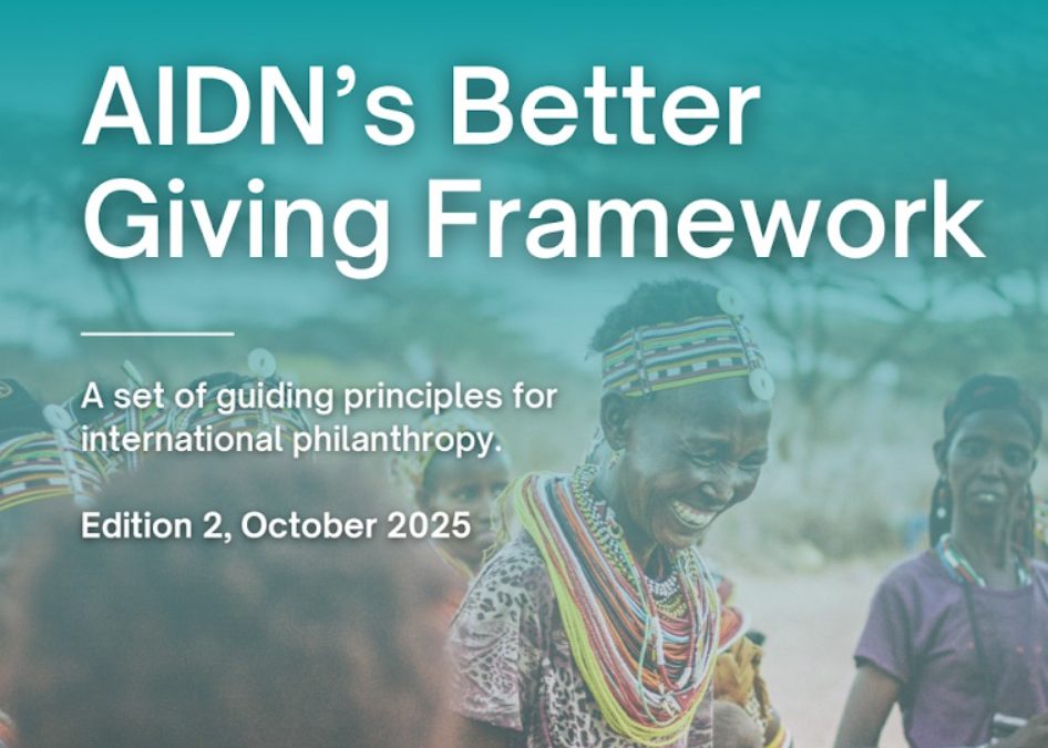 AIDN’s Better Giving Framework Edition #2 October 2025
