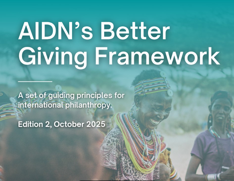 AIDN’s Better Giving Framework Edition #2 October 2025